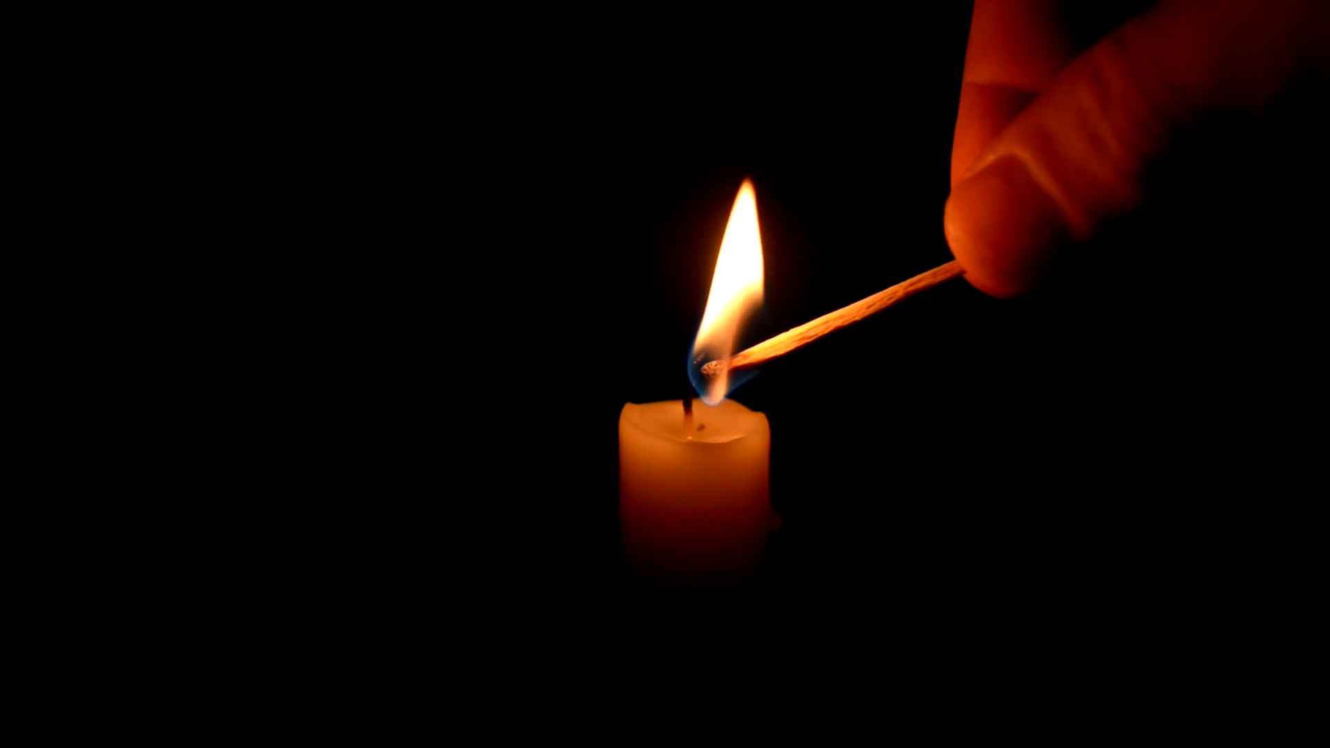 Candle in the dark